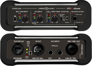 Peavey Commercial Audio powers up Crest Audio Stage 2x2D DI Network Audio Interface
