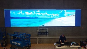 Alfalite LED screen installed at Norwegian School of Economics