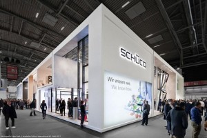 Gahrens + Battermann stattet Schüco-Messestand mit Technik aus