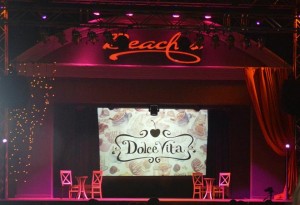 Outdoor theatre at Beaches Resorts in Turks and Caicos outfitted with Elation lighting
