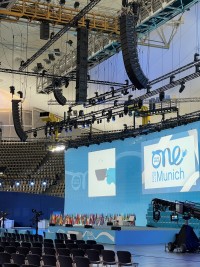 Meyer Sound beschallt One Young World Summit in der Olympiahalle München