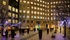 Chauvet fixtures used at Canary Wharf Winter Lights