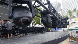 Elation gear used for Haitian Compas Festival