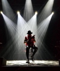 Damien Escobar on tour with Chauvet fixtures