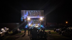 Corona: Chris Hathaway chooses Chauvet for Blackberry Smoke drive-in show