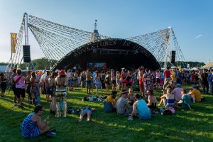 Martin Audio MLA on duty at Shambala