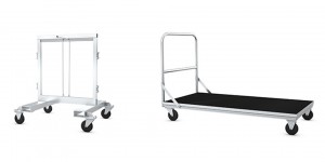 Two Xstage Transport Cart versions available