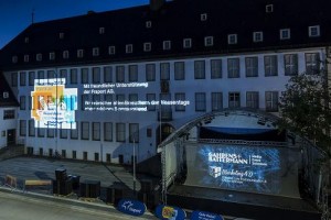 Gahrens + Battermann und Marketing4D inszenieren Show mit Holografie und 3D-Video-Mapping