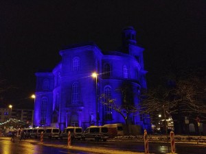 Art Evolution Service illuminiert Frankfurter Paulskirche mit Astera-LED-Equipment