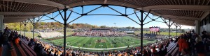 Electro-Voice MTS point-source loudspeaker system installed at Paul Brown Tiger Stadium