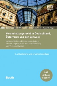 Neuauflage: „Veranstaltungsrecht in Deutschland, Österreich und der Schweiz“