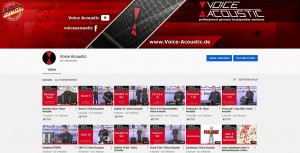Corona: Voice-Acoustic startet Videoserie auf eigenem YouTube-Kanal