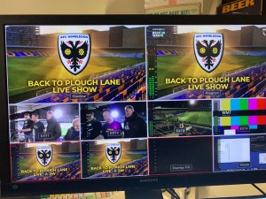 Broadcast Solutions dirigiert Pre-Match-Programm für AFC Wimbledon