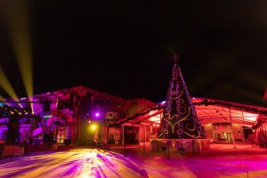 Corona: Elation IP-rated lighting for California Bayside’s outdoor Christmas village and light show