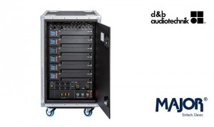 D&B Audiotechnik verwendet Major-Stromstationen und -Audiopanels