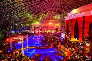 Elation equips indoor beach club in Manila
