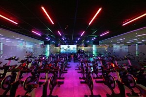 Astera AX1 Pixel Tubes installed at fitness studio in Coogee