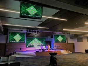 San Antonio Sound and Light creates worship space with Chauvet panels