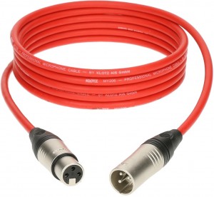 Farbige M1-Kabel-Varianten jetzt mit Klotz-eigenen XLR-Steckern