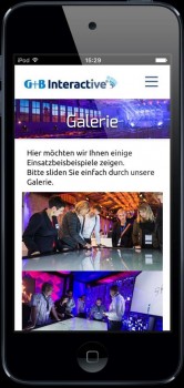 G+B Interactive Event App verfügbar