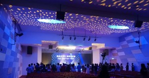 Ayrton luminaires installed at Church of Our Saviour, Singapore