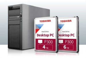 Toshiba erweitert P300-Festplatten-Serie für Desktop-PCs um 4-TB- und 6-TB-Modelle