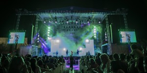 Ana Torroja lit with over sixty Chauvet fixtures