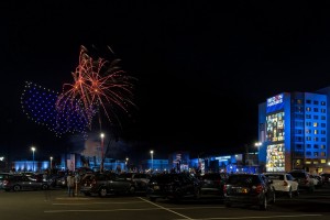 Biden campaign celebrates victory with drone light show from Strictly FX and Verge Aero