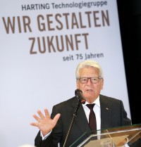 Joachim Gauck würdigt Harting Technologiegruppe bei Festakt zum Firmenjubiläum