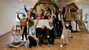 Exertis Pro AV übergibt Spendenscheck an das K19 Herzenssache Kinderzentrum in Geislingen