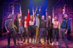 Elation lighting rig for off-Broadway show “Puffs”