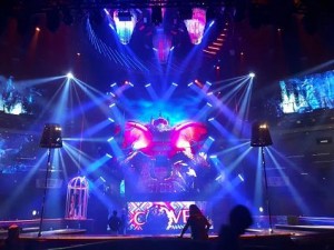 Elation equips indoor beach club in Manila