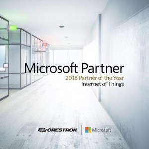 Crestron gewinnt Microsoft Global Partner of the Year Award
