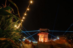 Campo Solar Festival lit by Painting with Light