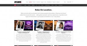 Robe optimiert Firmen-Website