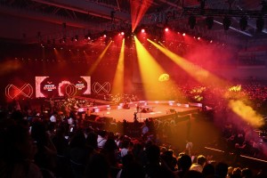 Claypaky fixtures selected for World Table Tennis Grand Smash Singapore
