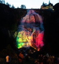Elation Paladin illuminates Toce Falls