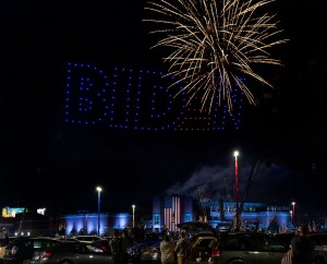 Biden campaign celebrates victory with drone light show from Strictly FX and Verge Aero