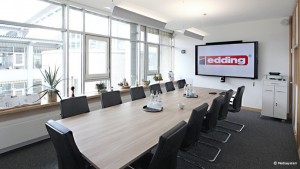 Mediasystem installiert Shure-Technik in Edding-Konferenzräumen