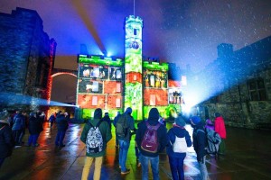 Ayrton Perseo supports Castle of Light in Edinburgh