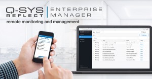 Q-Sys Reflect Enterprise Manager in weiteren Ländern erhältlich