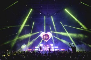 SJ Lighting uses Elation fixtures for Crush concert designs