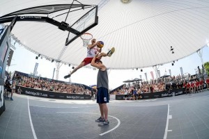 Magic Sky überdacht 3x3 World Cup in Nantes