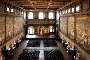 K-array-Installation im Palazzo Vecchio in Florenz