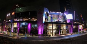 Elation lighting enhancement at shopping center in Monterrey