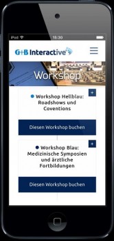 G+B Interactive Event App verfügbar