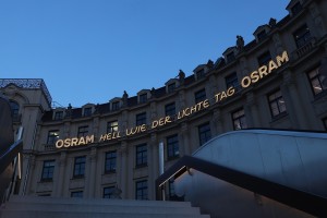 Guttenberger + Partner modernisiert Osram-Schriftzüge am Münchner Stachus