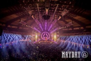 Mayday in Dortmund mit Absperrungen von EPS