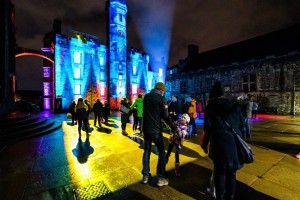 Ayrton Perseo supports Castle of Light in Edinburgh