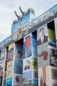 Größtes mobiles Kunstwerk der Welt mit Otto Waalkes in Hamburg